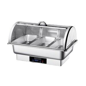 사각 차핑디쉬 워머기 보온기 조절 및 스프워머 칸 중탕기 9L 업소용 온도 터치스크린 건조