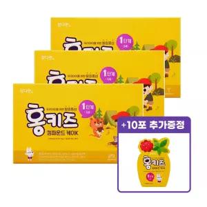 (정품) 10포 추가 증정 참다한 홍키즈 컴파운드케이K 1단계 어린이 홍삼 키즈 유아 발효 30포, 3개