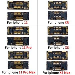 Iphone 11 Pro Max Se 2020 X XR XS Max 온보드 플렉스 클립 플러그 플렉스 케이블 교체 부품 용 배터리 FPC 커넥터