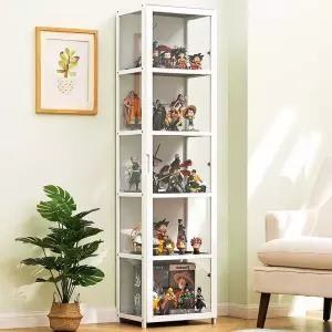 아크릴 진열장 피규어장 이케아장식장 디스플레이 단일문 원색 조명 이중문 인형 전시장 거실
