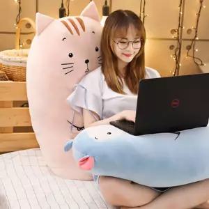 초 큰 대형 고양이 모찌 인형 빅사이즈 수면 안고자는 애착 캐릭터 90cm 귀여운