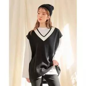 [하프클럽/반에이크]박스핏 브이베스트_OB02VTME02Z