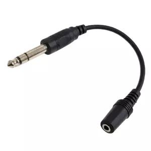 PC케이블 3.5mm to 5.5mm 변환 오디오단자연결선 12cm