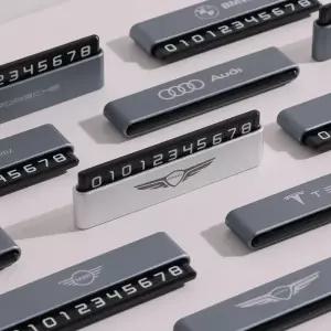 럭셔리 메탈 주차번호판 자동차 맞춤형 주차 알림판