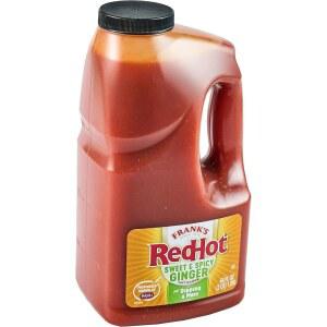 프랭크의 레드 핫 스위트 앤 스파이시 진저 소스, 1/2 갤런 저그 - 할라피뇨와 퓨전, (이전에는 라질리 소스로 알려짐), .5