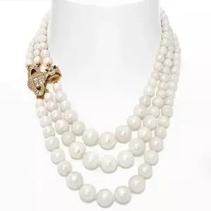 [비비안웨스트우드]25SS 비비안웨스트우드 GRAZIELLA 쓰리로우 진주 목걸이 6301010U 02R143