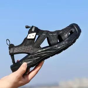 낚시신발 HUMTTO-야외 여성 샌들 업스트림 신발 통기성 여름 아쿠아 남성 고무 에어 메쉬 빠른 건조 비치
