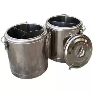 분리형 보온통 들통 3칸 곰솥 육수통 대형 칸막이통 냄비 스테인레스 스텐 2칸 업소용