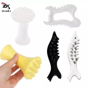 두피괄사 마사지 1개 세라믹 Gua Sha 얼굴 바디 정전기 방지 Guasha 보드 피부 페이스 리프트