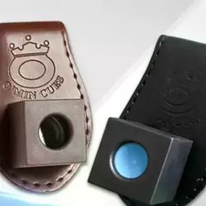 당구 초크 홀더 자석식 당구 스누커 큐 초크 홀더 벨트 클립 포함 휴대용 큐 가방 용품