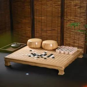 원목 바둑판 세트 고급 대나무 선물용 대추나무 인테리어 한옥 전용 테이블