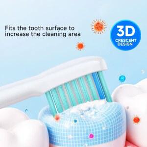 필립스 소닉케어 다이아몬드클린 HX3/HX6/HX9 시리즈 전동 칫솔 헤드 HX6064와 호환되는 교체용 칫솔모