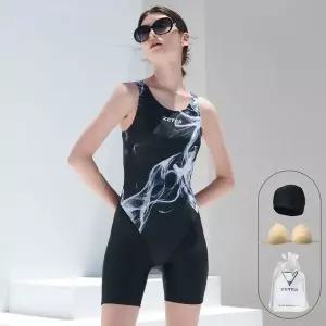 제테스 보리보리 여성 아쿠아 DT 3부 반신 실내 수영복 L_9A3311