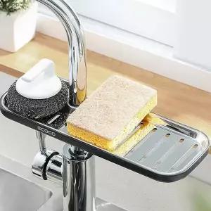 수전 WYE602D5 싱크대 선반 주방 스펀지 세제 정리대 물빠짐