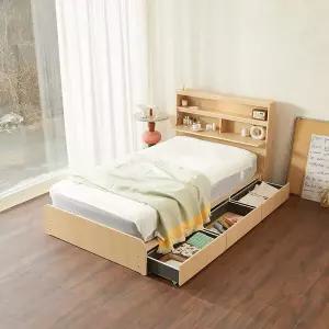 보루네오 엘리브 맥스 수납 침대 프레임 헤드형 슈퍼싱글 sb005