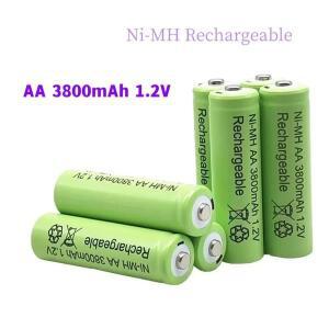 장난감 리모컨 충전식 Ni-MH 배터리, 3800mAh AA 1.2V