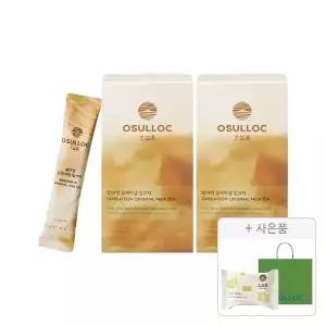 오설록 삼다연 오리지널 밀크티, 10입, 2개 + 증정(그린티웨하스 17g, 1개+러닝 쇼핑백(소), 1개)