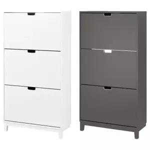 [롯데백화점]이케아 이케아 STALL 스텔 3칸신발장/수납장/인테리어신발장