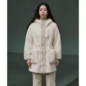 더엣지 THEATG 25FW 후드 시어링 자켓 2068015954 190030