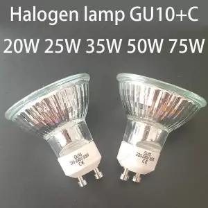 2개10개 GU10 220V-240V 할로겐 전구 20W 25W 35W 50W 75W 스포트라이트 전구 왁스 녹이는 램프 컵 조명용