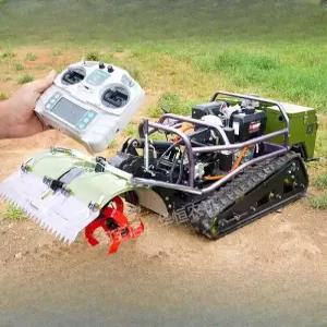 원격제어 경운기 소형 밭갈이 로봇 쟁기 밭가는기계