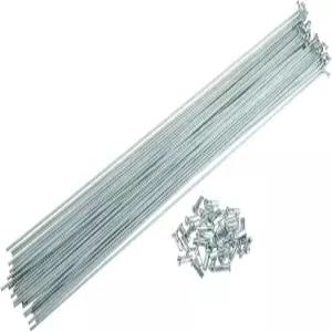 아크로픽스 36개 14G J 벤드 294mm x 2mm 자전거 스포크 니플 스틸 실버 톤 자동차 부품 포함