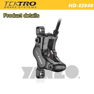 텍트로 HDE3940 자전거 파워 컨트롤 4피스톤 유압 브레이크 2핀 세트  OE 번호 없음 (소매 상자 앞 좌측 뒤