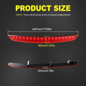 아우디 호환 TTRS 8J 로드스터 쿠페 2006-2014 8J0945097용 LED 세 번째 고급 브레이크 후진등 하이 마운트