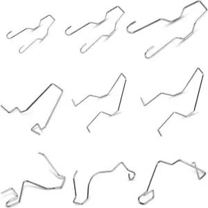 H1/H3/H4/H7 전구용 전구 고정 스프링 클립 유니버설 자동차 헤드라이트 클램프 헤드램프 딥 빔 호더 팩