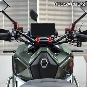 존테스 368G G ZT E K D M 바이크 오토바이 백미러 부스터 패드 반전 레이즈드 베이스 키트