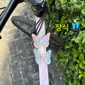 큐트 크리에이티브 날으는 나비 자전거 액세서리 산악 도로 사이클링 장식 스티커 소형 부품 장비