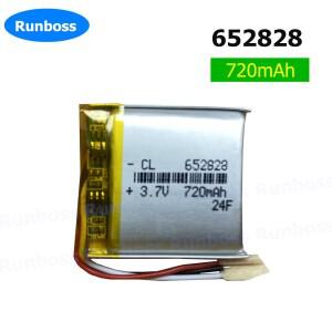 Mitu  스마트 워치 독서 펜 장난감용 리튬 폴리머 충전식 배터리 3.7V 720mAh 652828 632933 663030 1-10개