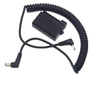 LP E10 LC-E10 더미 배터리 DR-E10 DC 커플러(캐논 EOS 1100D X50 X70 T3 카메라용 스프링 케이블 포함)