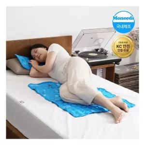 모니즈 국내제조 안전인증 아이스쿨매트 중형 (싱글매트1+베개1)