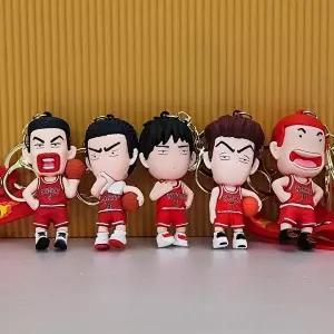 슬램덩크 캐릭터 농구 강백호 서태웅 캐릭터 키링 5종 (KYR-WD52F6B)