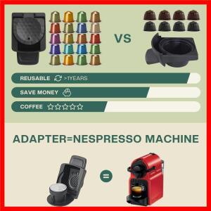 ICafilas 캡슐 어댑터 커피 기계 부품 용 Dolce Gusto 용 스테인레스 스틸 호환 재사용 가능한 Coffeeware