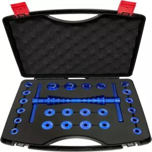 바퀴/허브 베어링 설치용 자전거 프레스 세트 소프트 테일 프레임 터닝 포인트 허브 조립 도구-25pcs