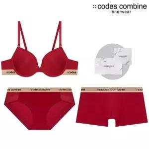 코데즈컴바인 이너웨어 선물포장 커플속옷세트 BRBPDR961RD