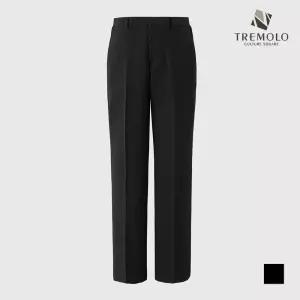 [TREMOLO] 블랙 폴리스판 팬츠_TRNDLYYC551