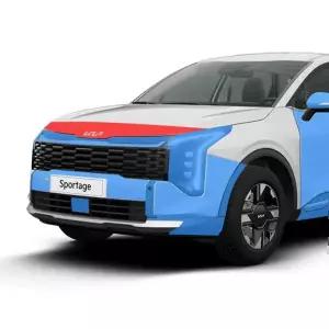 기스방지필름 스포티지 페이스리프트 헤드라이트 PPF 보호필름 NQ5