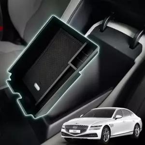 더올뉴G80 튜닝 콘솔트레이 차량용품 정리함수납 악세사리 박스보관함 포켓 차량용 용수납 용함 용포켓