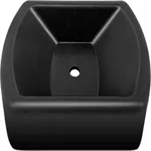 트레일러 텅 잭용 HOXWELL 고무 휠 도크 6인치 캐스터용 수트 카고 캠퍼 RV 보트 롤러 스토퍼용 헤비 듀티