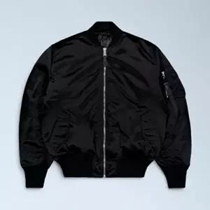 [알파인더스트리]알파 인더스트리 MA 1 베이스 플라이트 패디드 봄버 자켓 블랙  756111 03