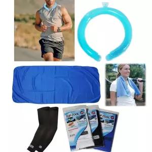 폭염 쿨타올 고급 스카프 한정 아이스 여름쿨템