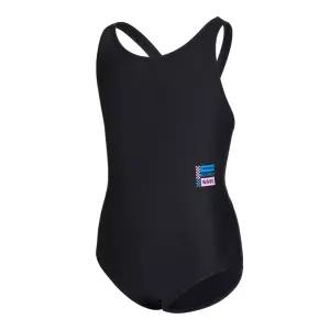 [레노마수영복]여아 투톤로고 X백 원피스수영복 블랙 RN-GS2G506-BK