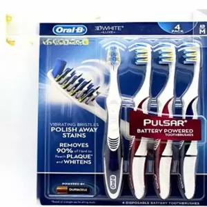 오랄비 진동 칫솔 중간모 io 펄사 전동칫솔 전동 블랙 신제품 회전형 코스트코 케이스