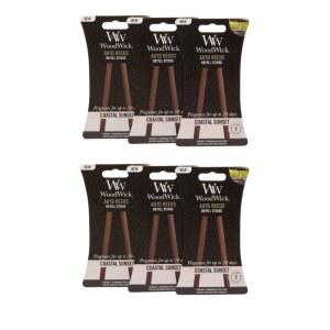 우드윅 탈 선셋 오토 방향제 리드 6팩 리필