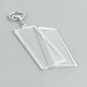 일본 투명 아크릴 키링 증사 최애 사진 롱타입 액자