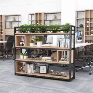 화분 파티션 식당 사무실 공간분리 원목 인테리어 조경 가벽