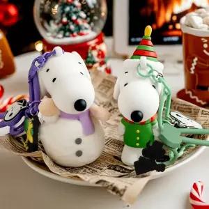 피너츠 스누피 크리스마스 피규어 키링 랜덤발송 155228
